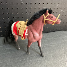 Load image into Gallery viewer, Flocked Horse w/Saddle
