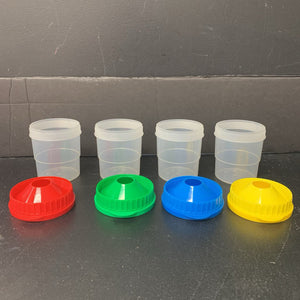 4pk Spill-Proof Paint Cups