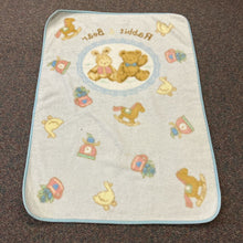 Load image into Gallery viewer, Rabbit &amp; Bear Nursery Blanket
