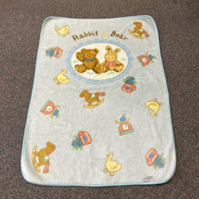 Load image into Gallery viewer, Rabbit &amp; Bear Nursery Blanket
