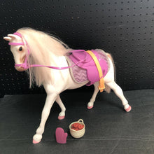 Load image into Gallery viewer, Shimmers Horse w/Accessories for 14&quot; Doll
