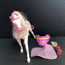 Load image into Gallery viewer, Shimmers Horse w/Accessories for 14&quot; Doll
