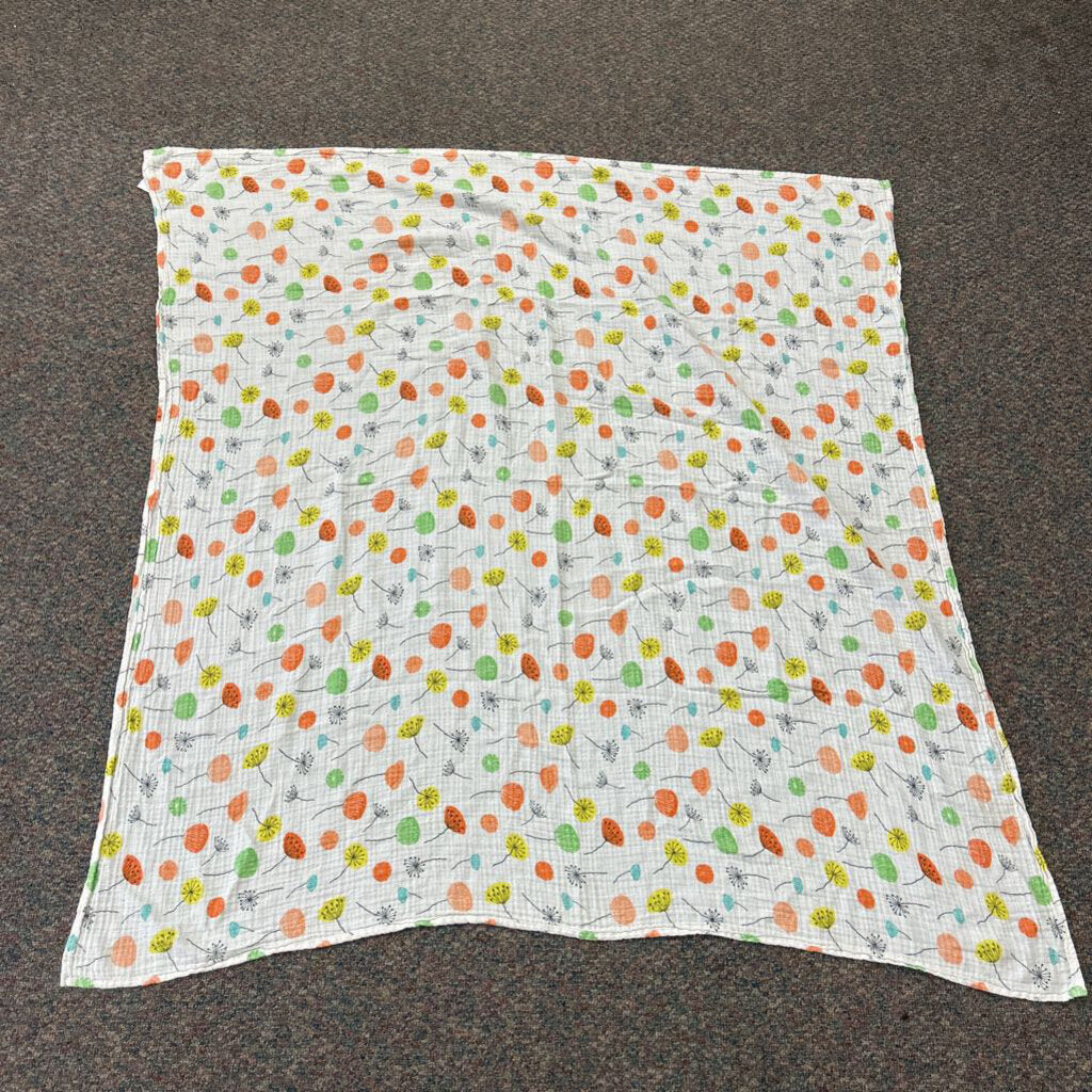 Flower Muslin Swaddle Blanket (Marguax & May)