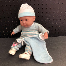 Load image into Gallery viewer, Baby Doll in Elephant Outfit w/Pacifier &amp; Security Blanket
