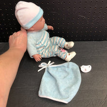 Load image into Gallery viewer, Baby Doll in Elephant Outfit w/Pacifier &amp; Security Blanket
