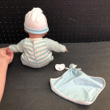 Load image into Gallery viewer, Baby Doll in Elephant Outfit w/Pacifier &amp; Security Blanket
