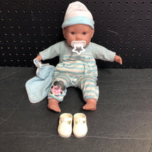 Load image into Gallery viewer, Baby Doll in Elephant Outfit w/Pacifier &amp; Security Blanket
