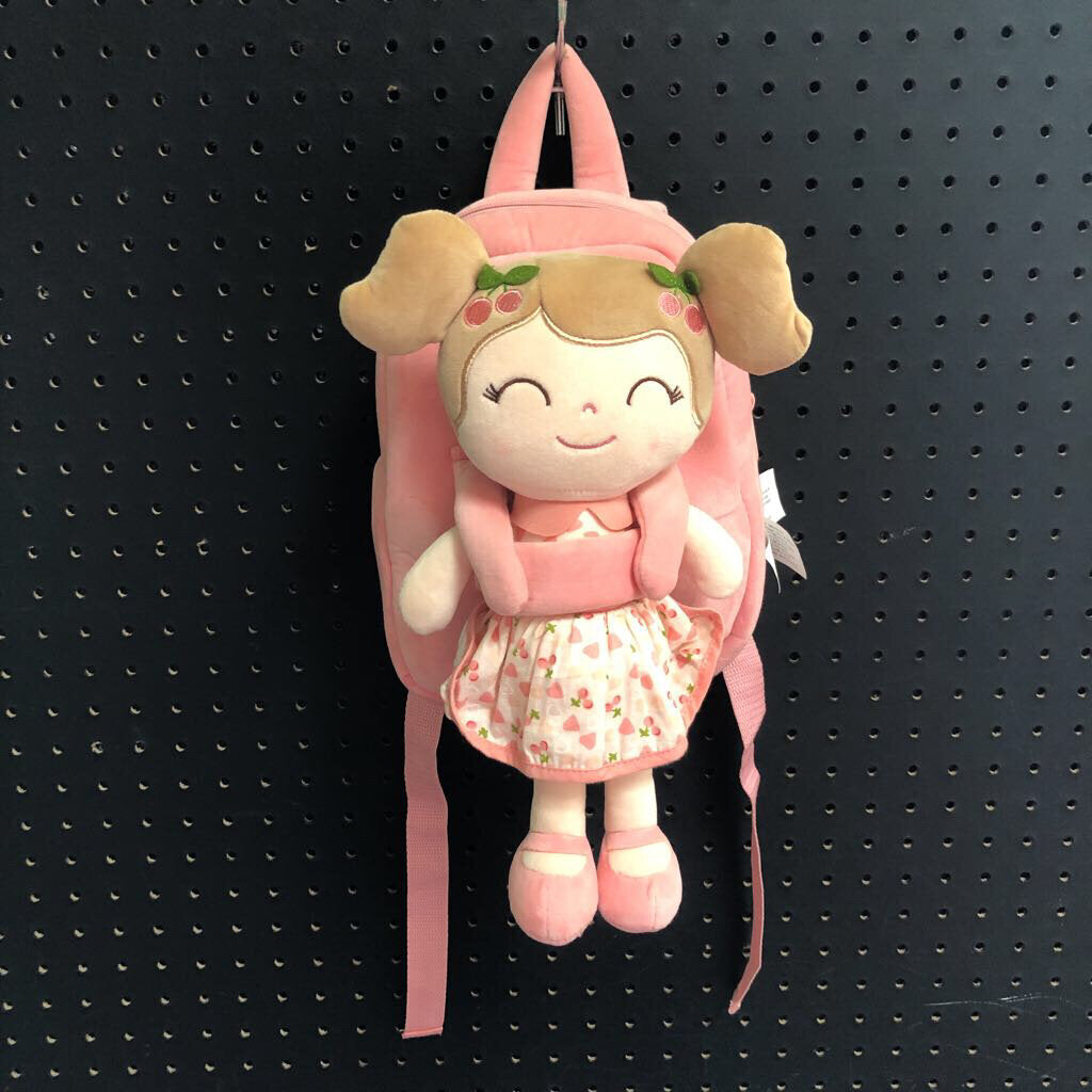 Plush Doll w/Backpack Bag (Gloveleya)