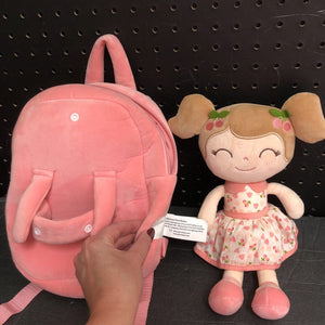 Plush Doll w/Backpack Bag (Gloveleya)