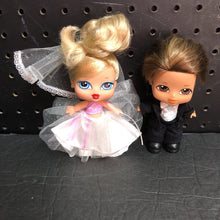 Load image into Gallery viewer, Babyz Bride Cloe &amp; Groom Cade Dolls
