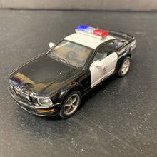 Load image into Gallery viewer, 2006 Ford Mustang GT Diecast Police Pullback Car
