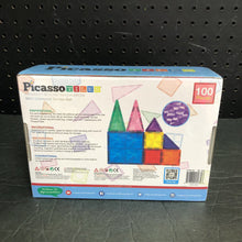 Load image into Gallery viewer, 100pc 3-D Magnetic Building Tiles (NEW) (Picasso Tiles)
