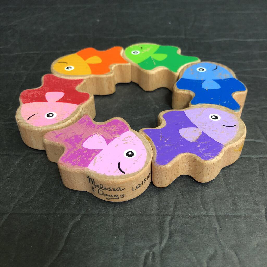 Wooden Fish Grasping Toy