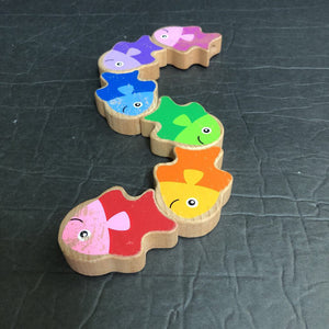 Wooden Fish Grasping Toy