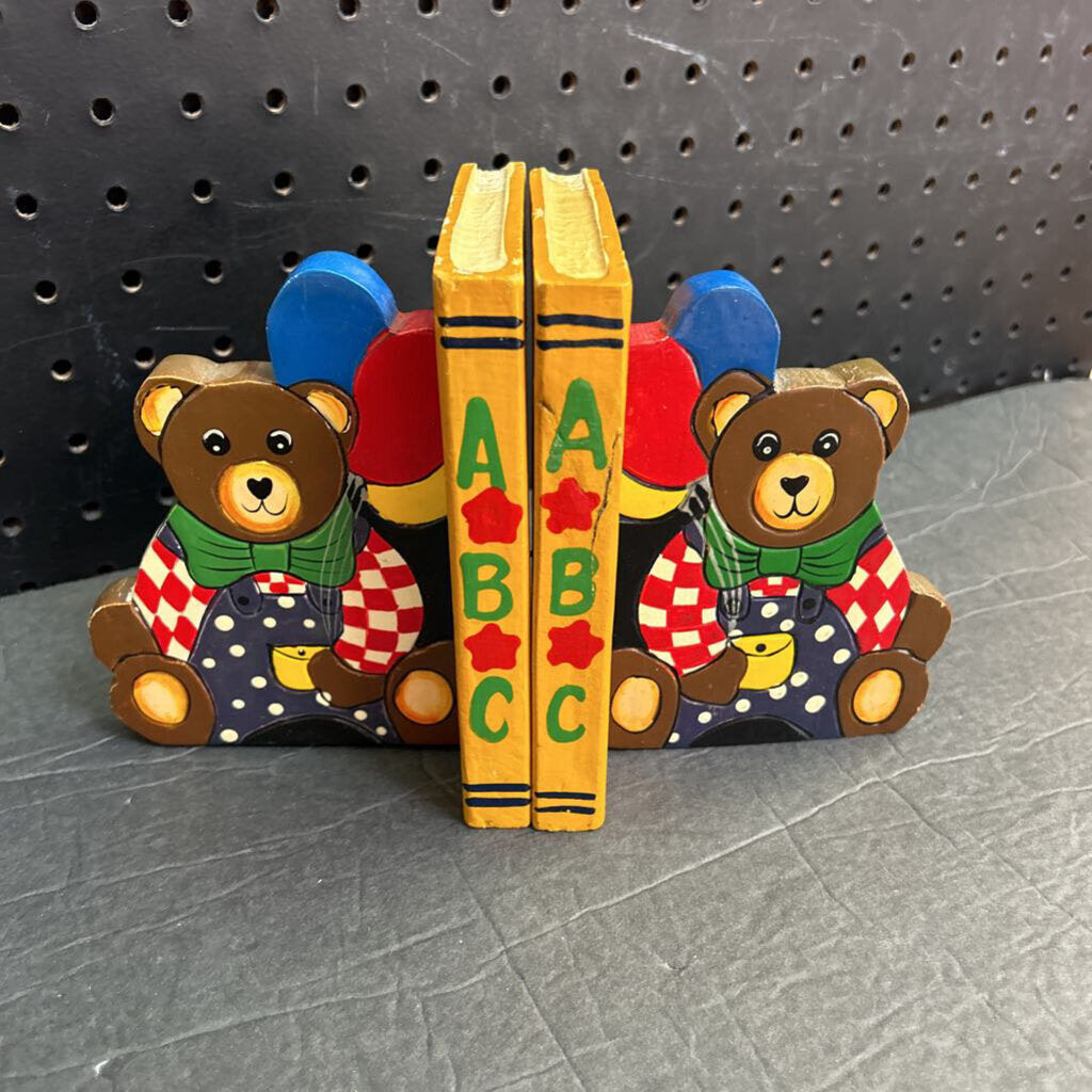 ABC Bear Bookends