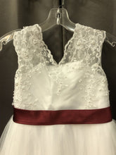 Load image into Gallery viewer, Beaded Lace Flower Girl Dress (NEW) (JJ&#39;s House)
