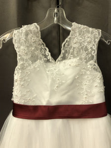 Beaded Lace Flower Girl Dress (NEW) (JJ's House)