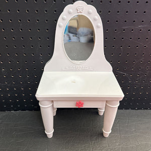 Light Up Vanity for 18" Doll Battery Operated