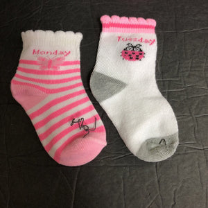 7pk Girls Socks (Moonbug)