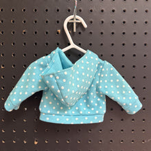 Load image into Gallery viewer, Polka Dot Zip Jacket for 18&quot; Doll
