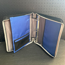 Load image into Gallery viewer, Cloth 3-Ring Zipper Binder
