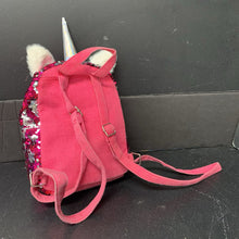 Load image into Gallery viewer, Reverse Sequin Unicorn Mini Backpack Bag
