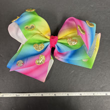 Load image into Gallery viewer, Sparkly Heart Hairbow Clip
