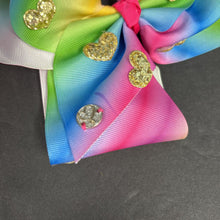 Load image into Gallery viewer, Sparkly Heart Hairbow Clip
