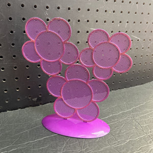 Metal Flower Earring Holder