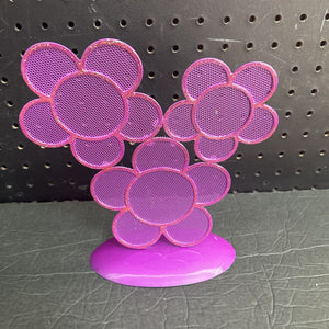 Metal Flower Earring Holder