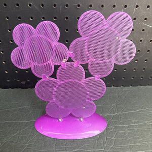 Metal Flower Earring Holder