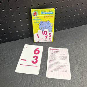 Subtraction Flash Cards (Creative Edge)