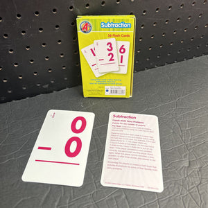 Subtraction Flash Cards (Creative Edge)