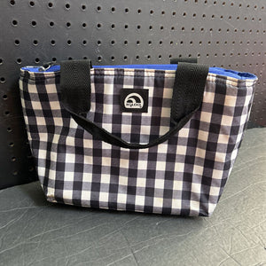 Plaid School Lunch Bag