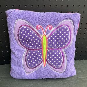 Sequin Butterfly Pillow