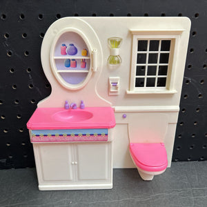Dollhouse Bathroom Battery Operated (Goldlok Toys)