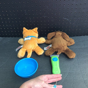 Feeding & Grooming Pets w/Accessories