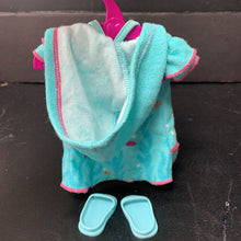 Load image into Gallery viewer, Wellie Wishers 2pc Swim Outfit w/Shoes for 14.5&quot; Doll
