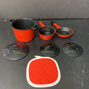 Cooking Pots, Pans, & Utensils Set