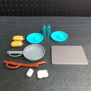 Food & Cooking Set for 18" Doll