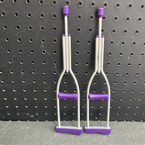 Crutches for 18" Doll