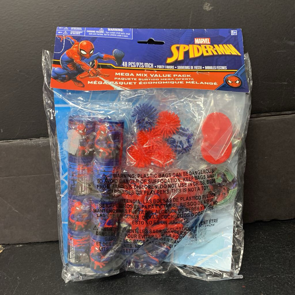 Spiderman Mega Mix Value Pack Party Favors (NEW)