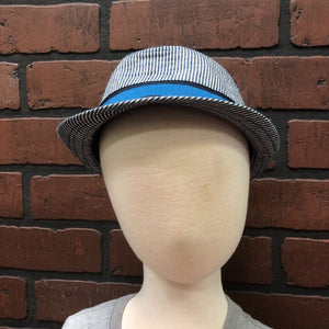 Boys Striped Fedora Hat