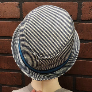 Boys Striped Fedora Hat
