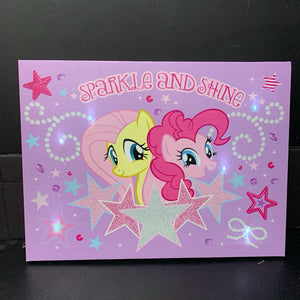 "Sparkle and Shine" Fluttershy and Pinkie Pie Light Up Wall Canvas