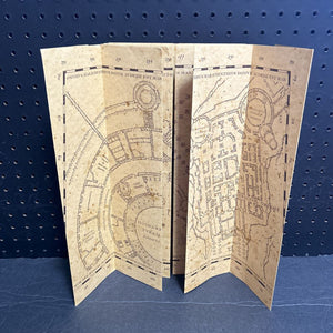 The Marauder's Map Collectible Fold Out Map