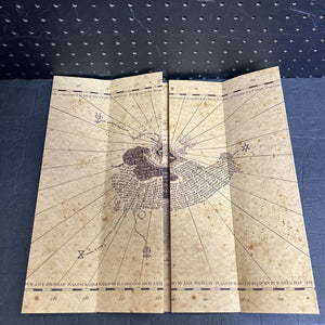 The Marauder's Map Collectible Fold Out Map