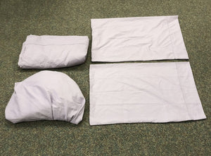 Fitted Sheet, Flat Sheet, & 2 Pillowcase Set