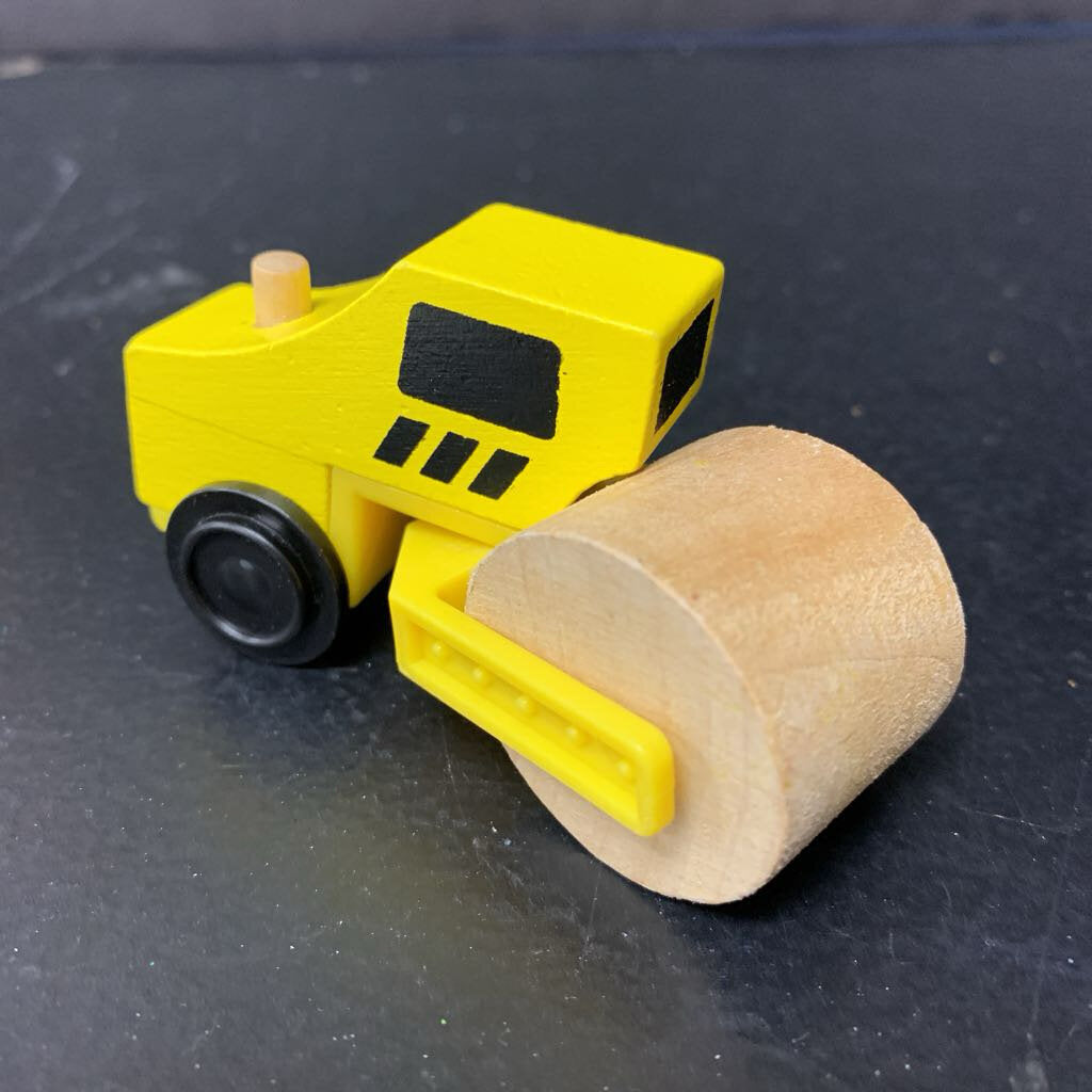 Wooden Train Set Road Roller