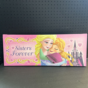 "Sisters Forever" Anna & Elsa Canvas